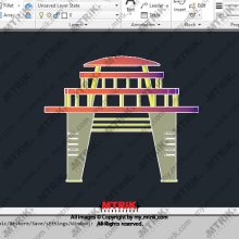 سه بعدی طراحی آلاچیق کد 44651