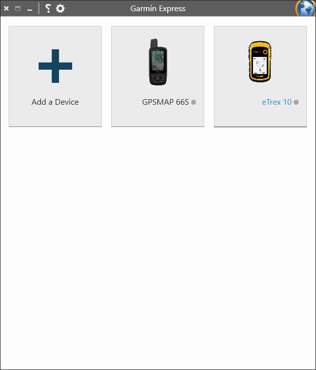 نرم افزار GarminExpress