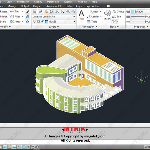 طراحی ساختمان آموزشی کد 44307