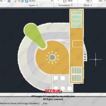 سه بعدی ساختمان آموزشی