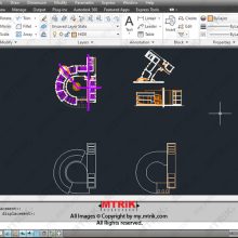 سه بعدی ساختمان آموزشی