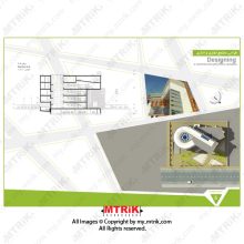 پروژه طراحی مجتمع تجاری و اداری کد 44396