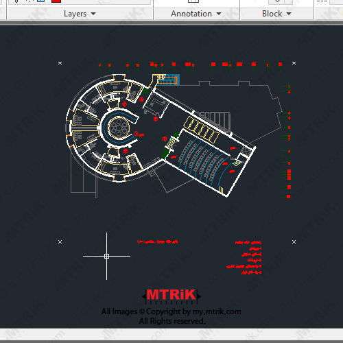 طراحی مجتمع تجاری و اداری کد 44414