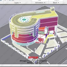 طراحی مجتمع تجاری و اداری کد 44414