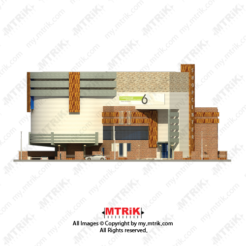 طراحی مجتمع تجاری و اداری کد 44414