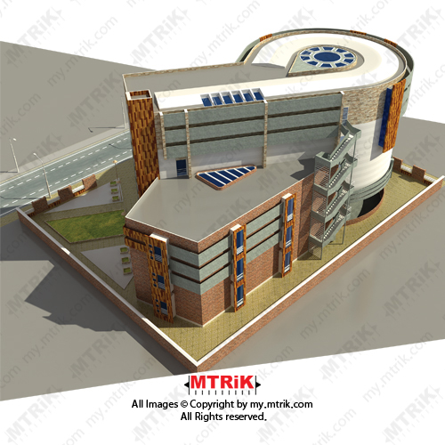 طراحی مجتمع تجاری و اداری کد 44414