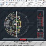 فایل دوبعدی طراحی هتل کد 44545