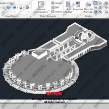 کانسپت مجموعه فرهنگی کد 44626