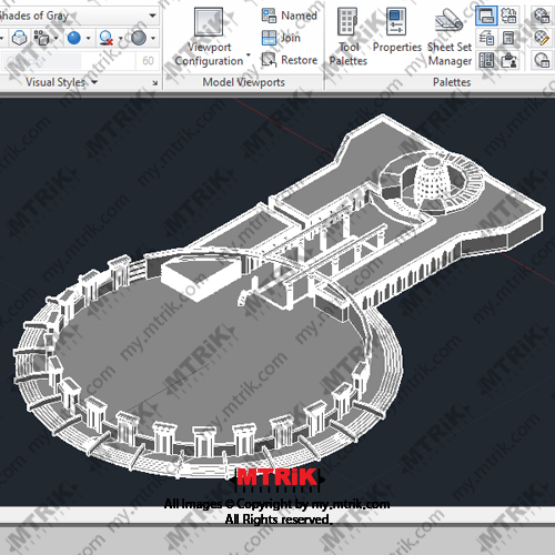 کانسپت مجموعه فرهنگی کد 44626
