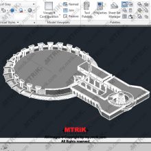 کانسپت مجموعه فرهنگی کد 44626