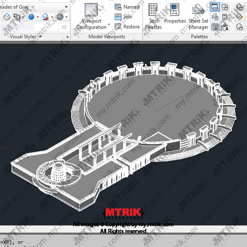 کانسپت مجموعه فرهنگی کد 44626