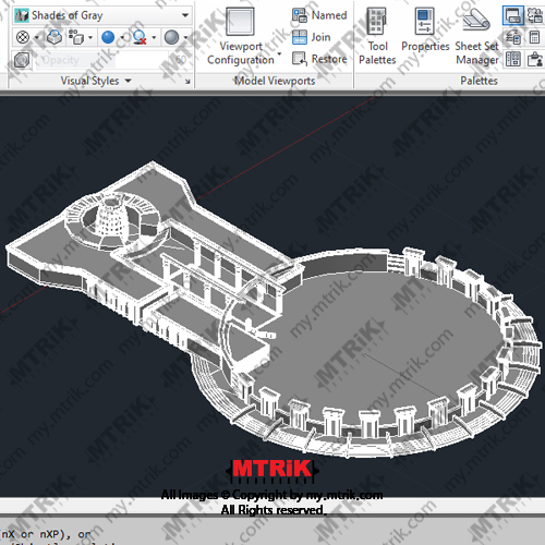 کانسپت مجموعه فرهنگی کد 44626