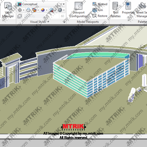 کانسپت مجموعه فرهنگی کد 44626