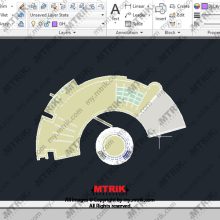 طراحی ساختمان فرهنگی کد 44666